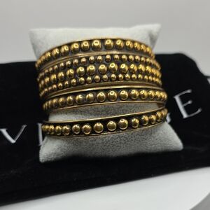 Sassy Jones Gold Beaded Bracelet Set